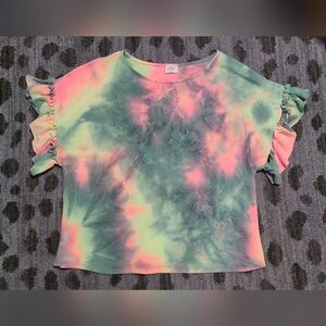 Blue Buttercup Tie-dye Top sz M